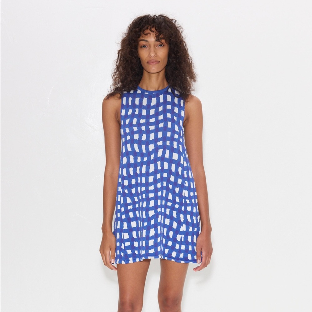 NWT Simon miller knit gingham dress size small